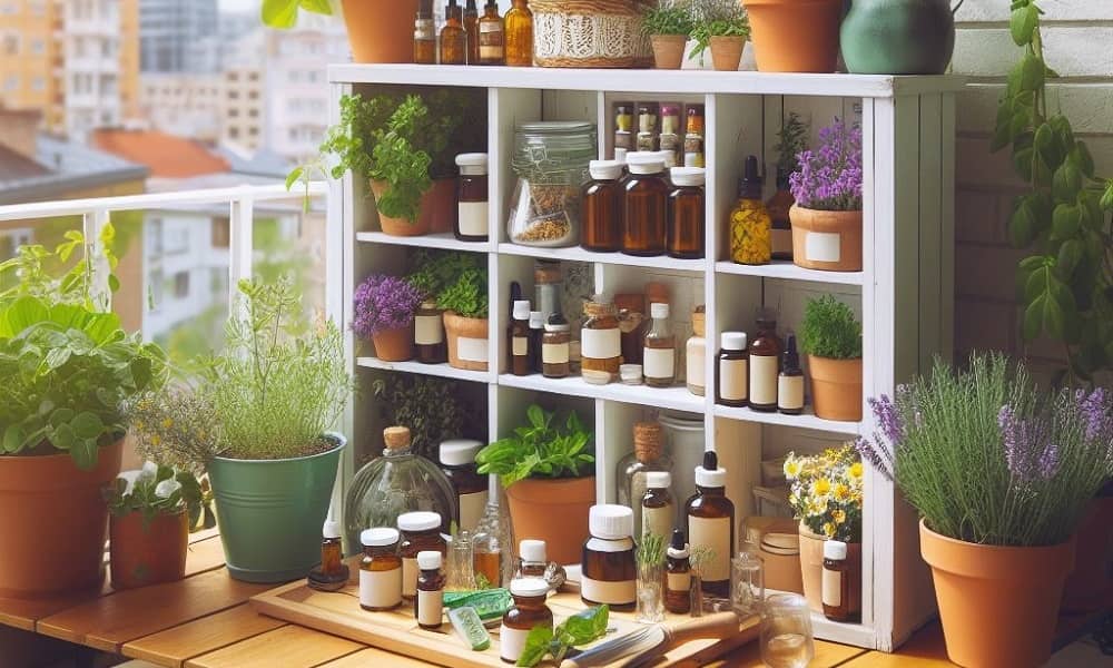 Rośliny lecznicze na balkonie: Jak stworzyć miniapteczkę z ziołami na małej przestrzeni
