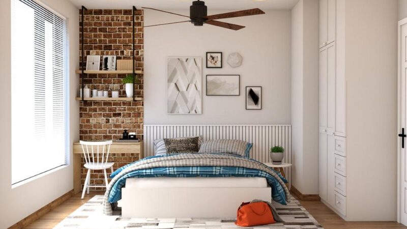 Jak połączyć farbę i tapetę na jednej ścianie?