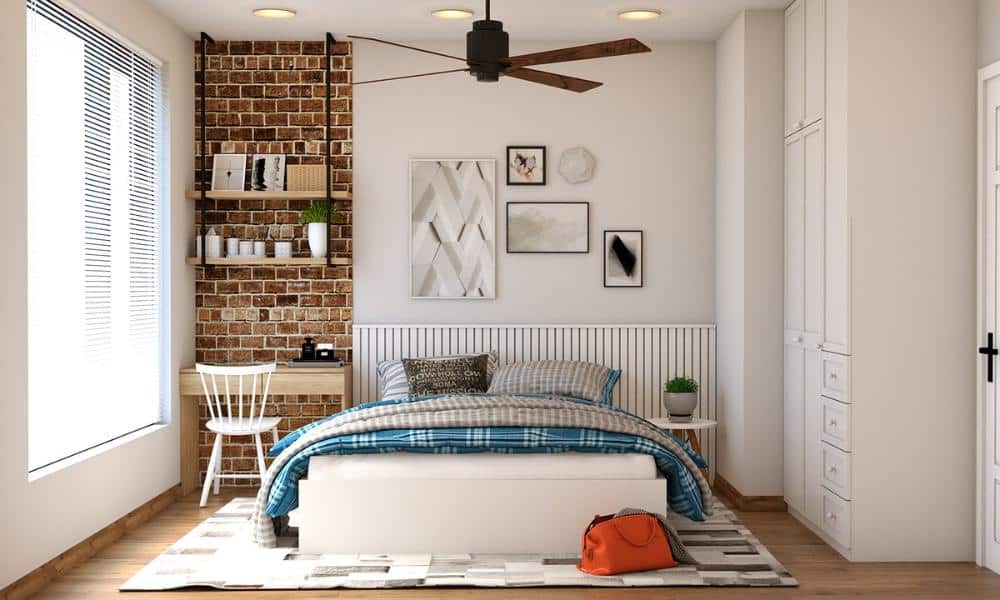 Jak połączyć farbę i tapetę na jednej ścianie?